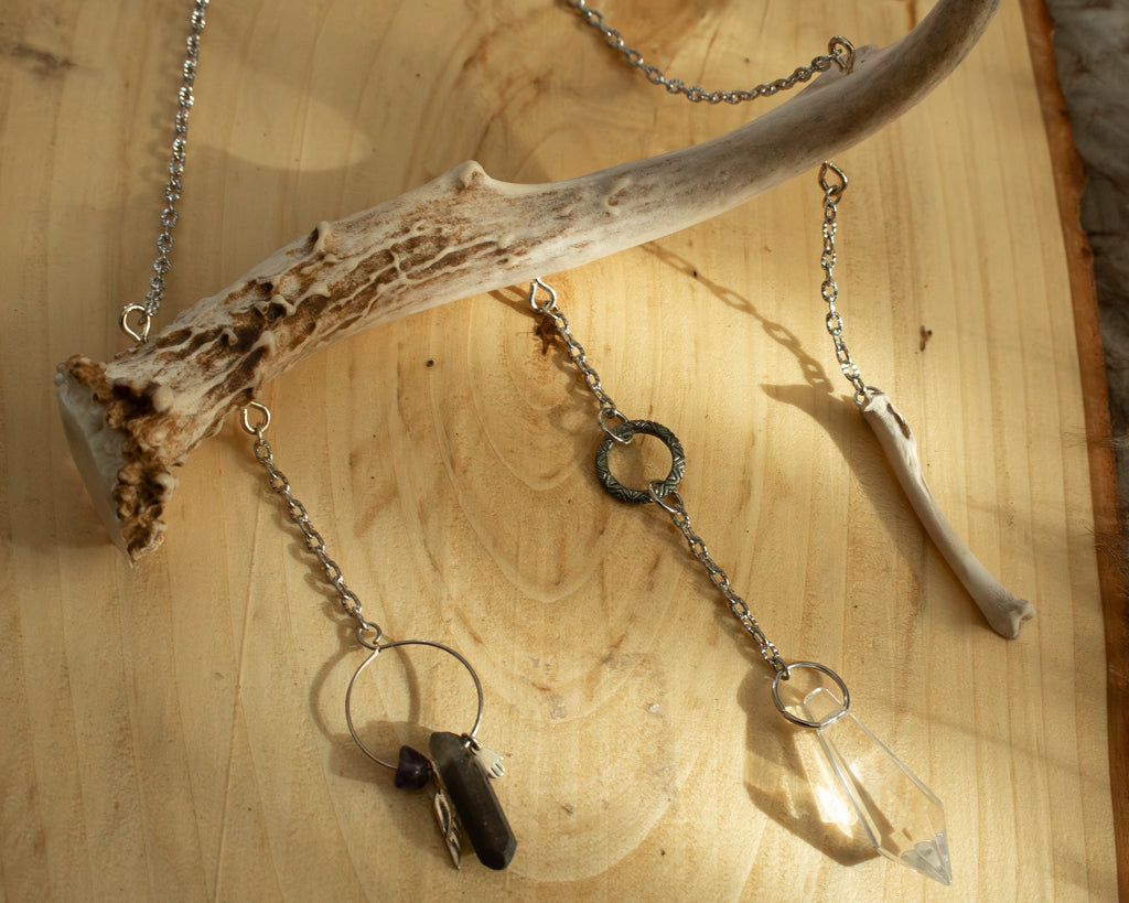 Small Deer Antler Suncatcher