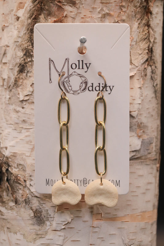 End Cap & Chain Earrings