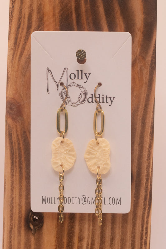 End Caps & Dangling Chain Earrings