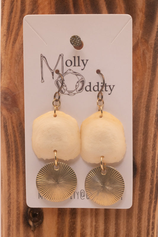 End Cap & Laser Disc Earrings