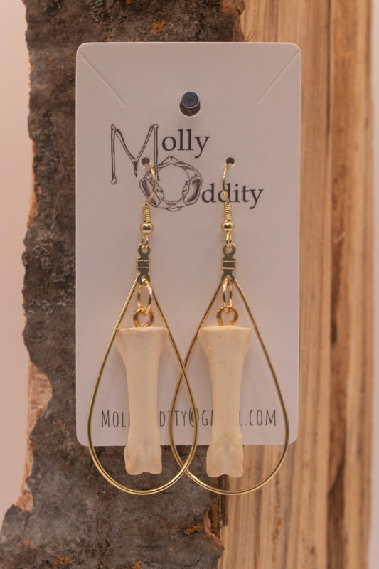 Turkey Toe & Teardrop Earrings