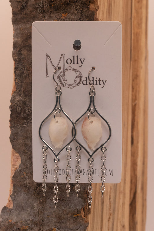 Chandelier & Small Cap Earrings